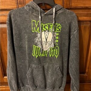 Junji Ito Collection Misfits Hoodie Size Medium Anime Manga Pullover Gray